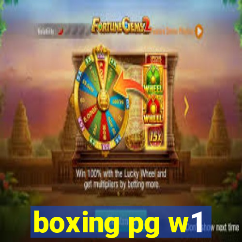 boxing pg w1